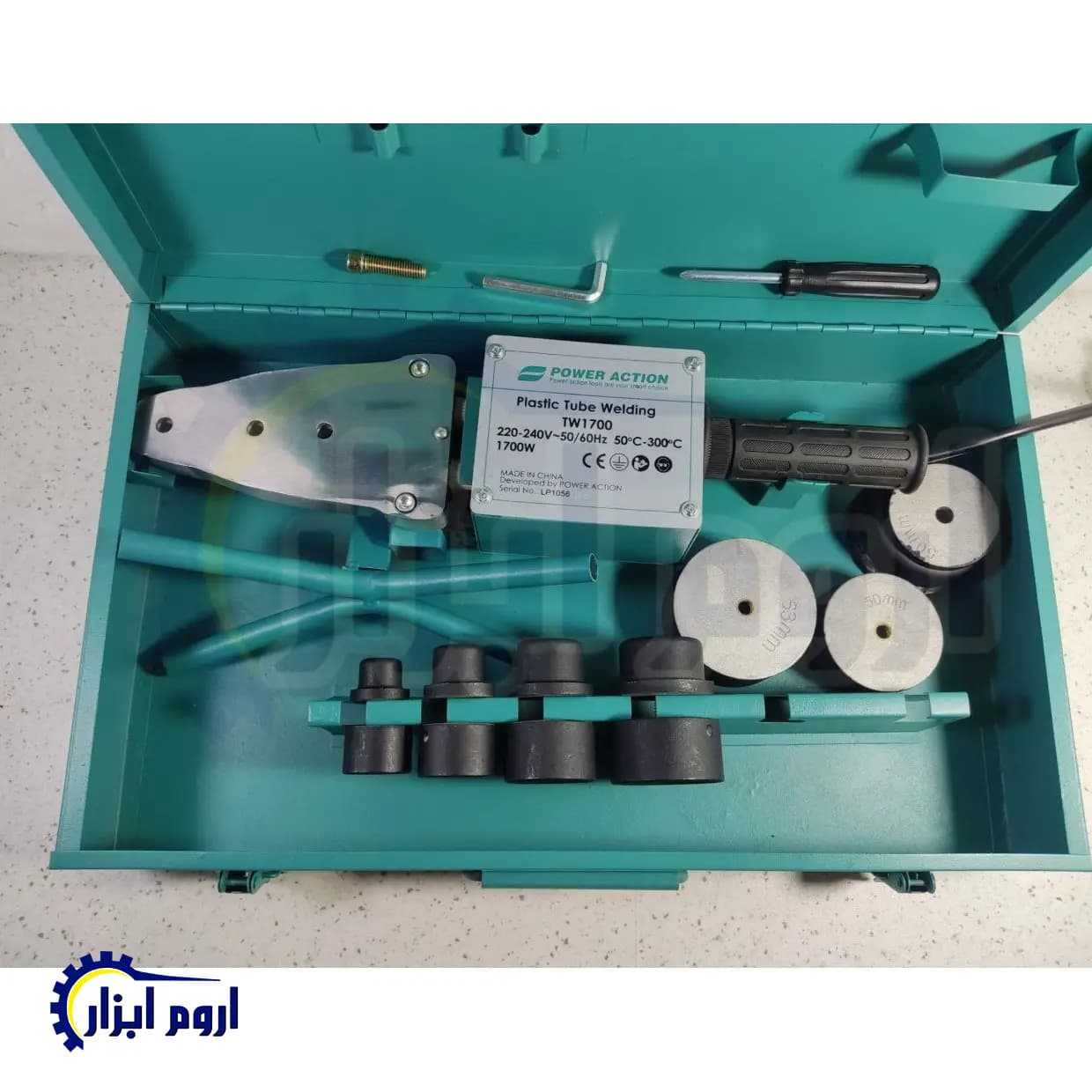 اتو لوله صنعتی باکیف و لوازم پارو اکشن مدل TW1700 — تصویر ۳