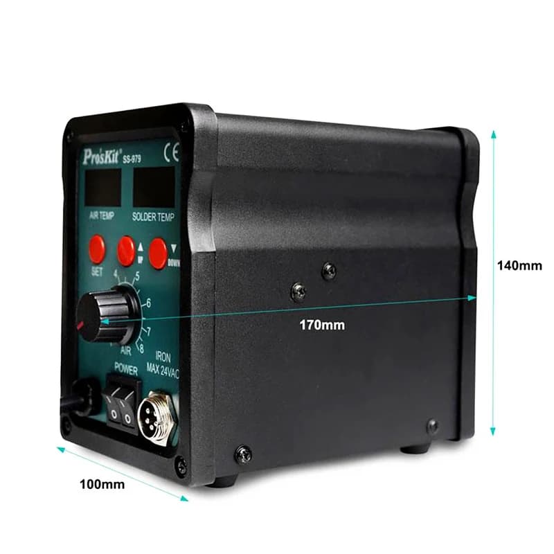 هیتر و هویه دوکاره پروسکیت مدل Proskit SS-979H توان 760 وات — تصویر ۲