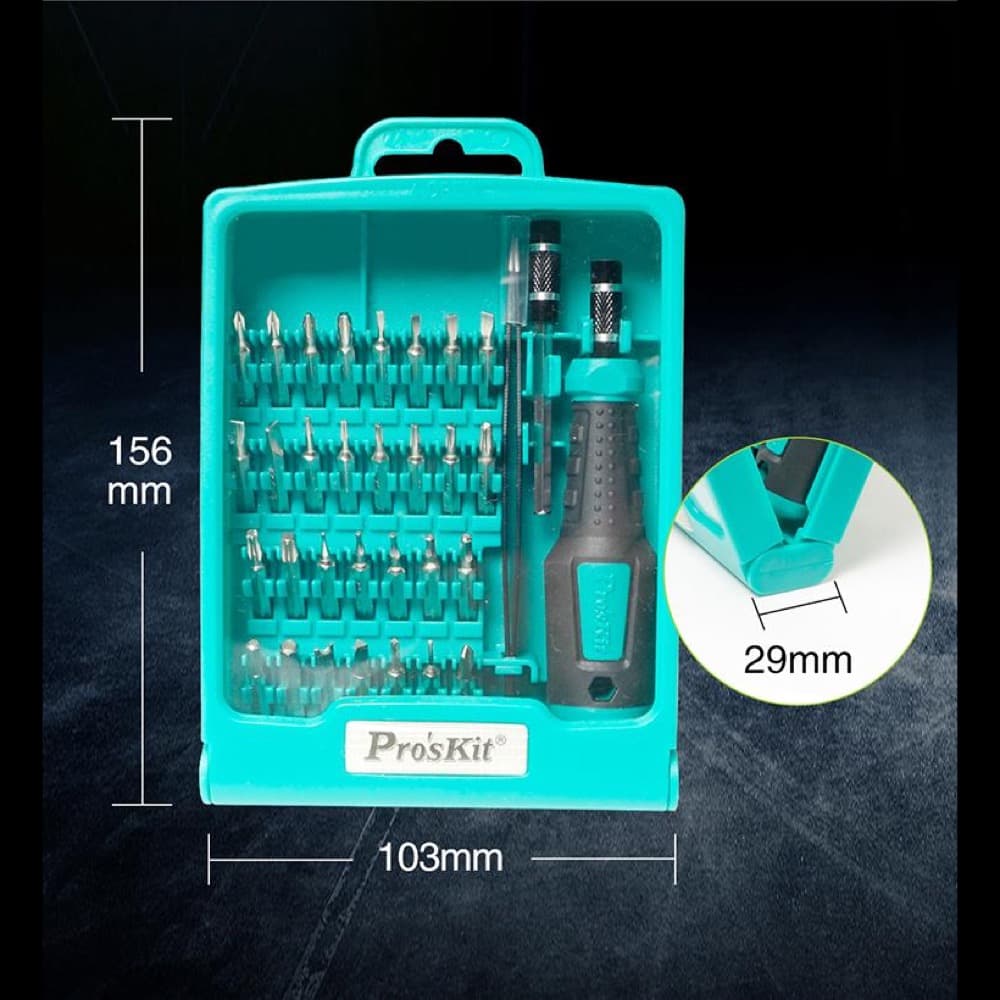 ست پیچ گوشتی 33 عددی پروسکیت مدل Proskit SD-9826 — تصویر ۲