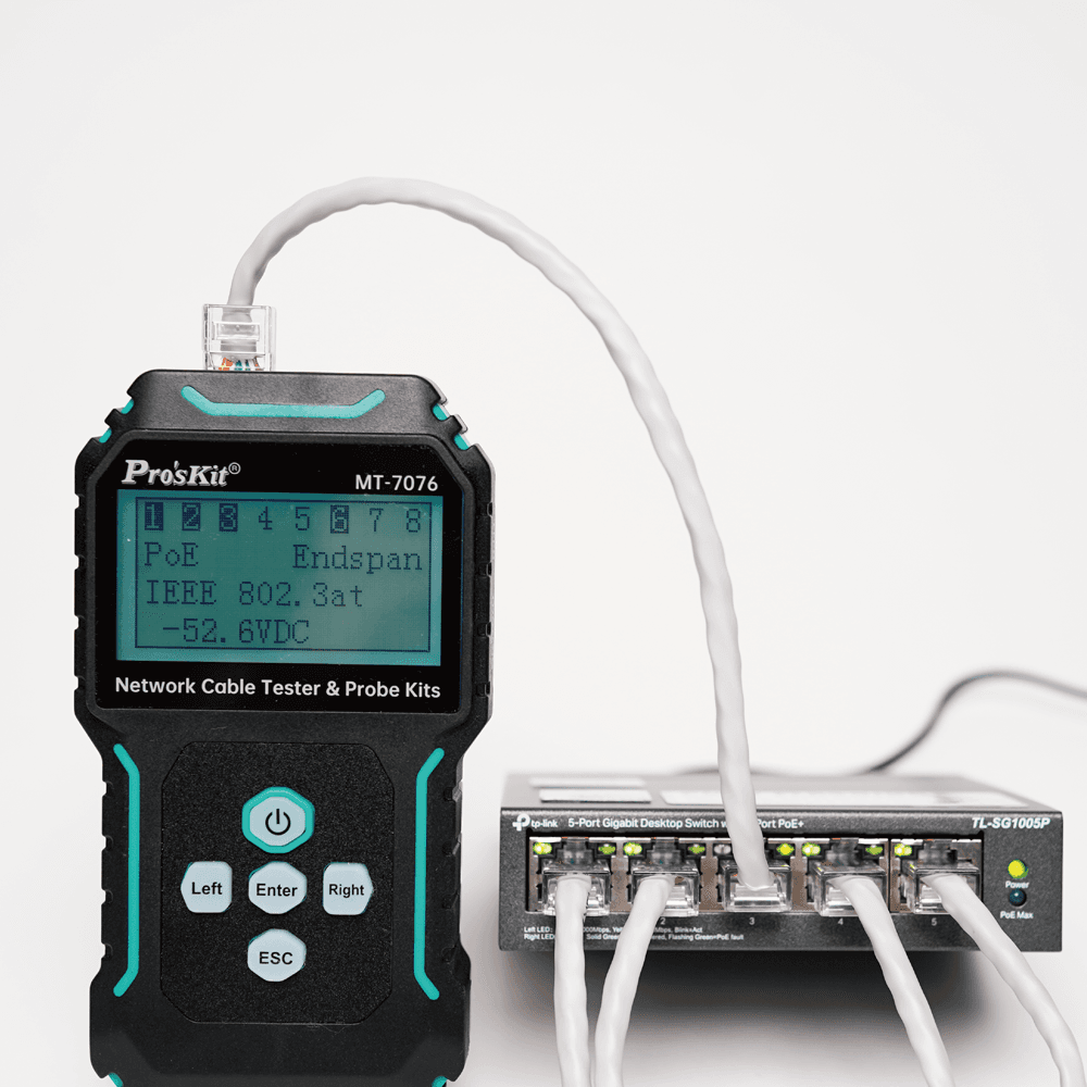 تستر شبکه پروسکیت مدل Proskit MT-7076 — تصویر ۳