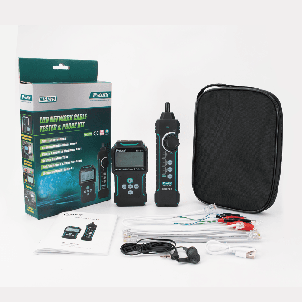 تستر شبکه پروسکیت مدل Proskit MT-7076 — تصویر ۵