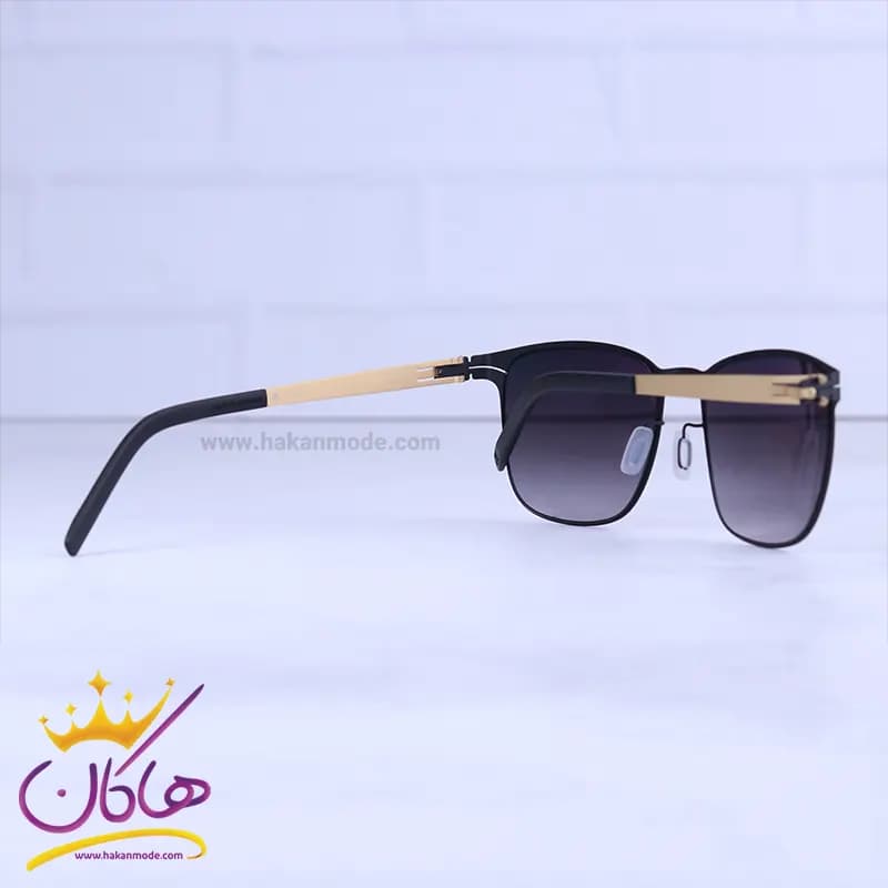 عینک آفتابی مردانه آیس برلین مشکی طلایی مدل NATHAN/3 — تصویر ۳