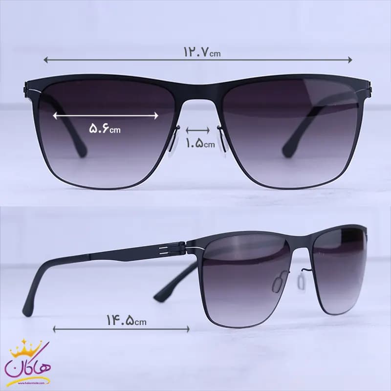 عینک آفتابی مردانه آیس برلین مشکی مدل CHARLIE/3 — تصویر ۲