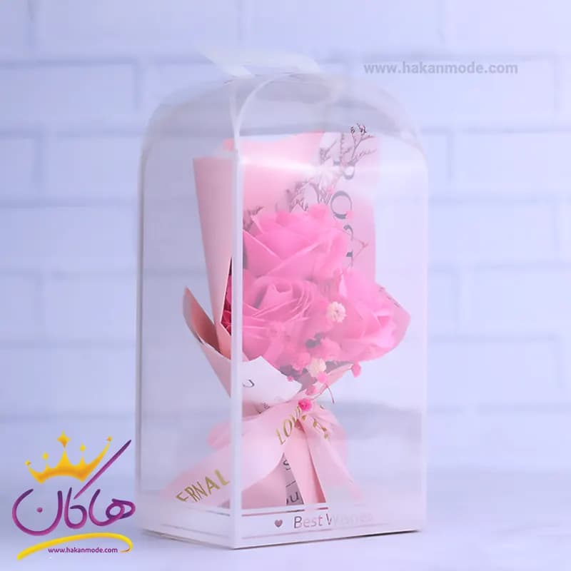 باکس طلقی دسته گل سرخابی 7785/3 — تصویر ۲