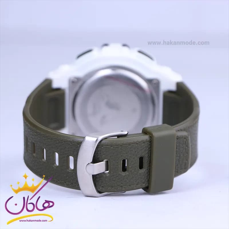 ساعت مچی کرست پرو مردانه بند رابر سبز دیجیتالی crest 9503/2 — تصویر ۲
