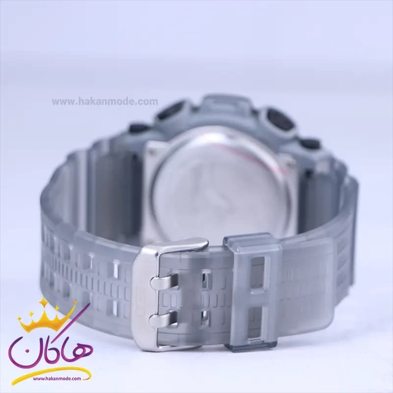 ساعت مچی مردانه کرست پرو دیجیتالی بند رابر طوسی crest 9501/1 — تصویر ۲
