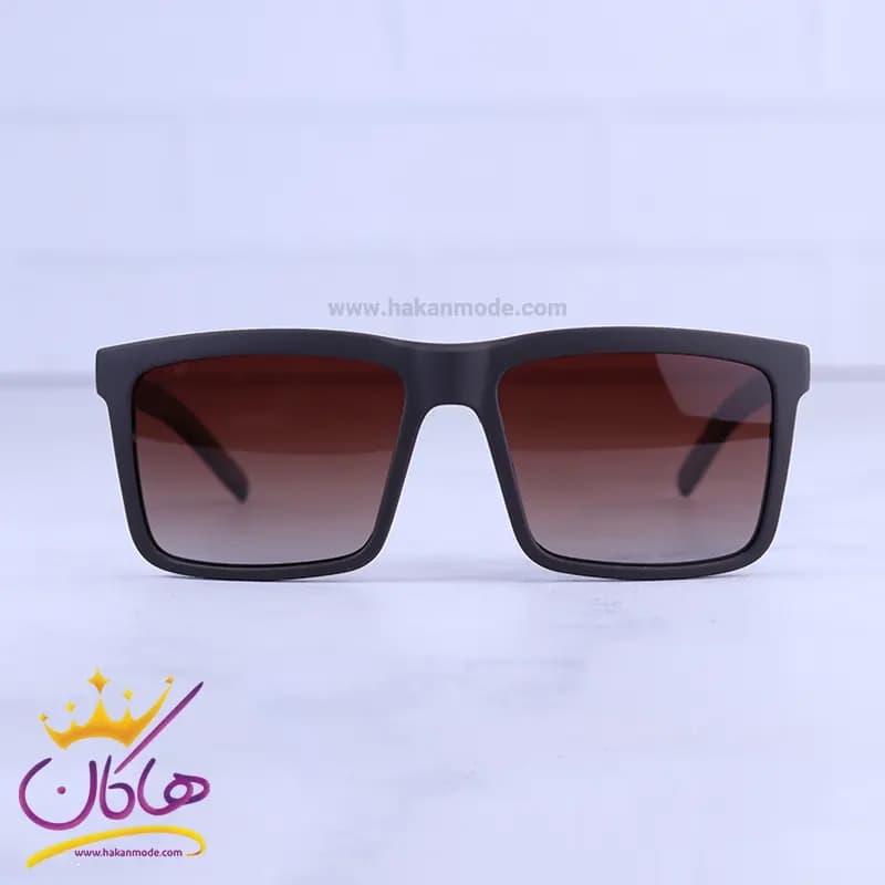 عینک آفتابی مردانه پورشه قهوه ای مات p 8659/1 مربعی