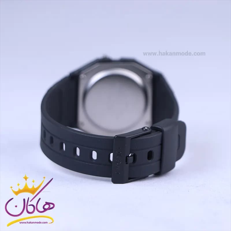 ساعت مچی کاسیو زنانه بند رابر مشکی دیجیتالی F-91W-1DG — تصویر ۲