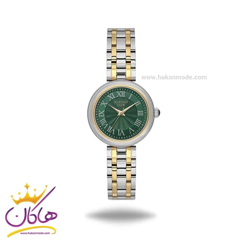 ساعت مچی جی جی پولو زنانه استیل نقره ای طلایی JPC.T02444A/4 — تصویر ۴