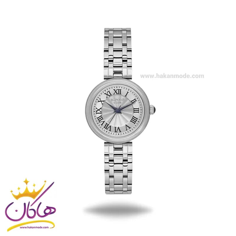ساعت مچی جی جی پولو زنانه استیل نقره ای طلایی JPC.T02444A/4 — تصویر ۶