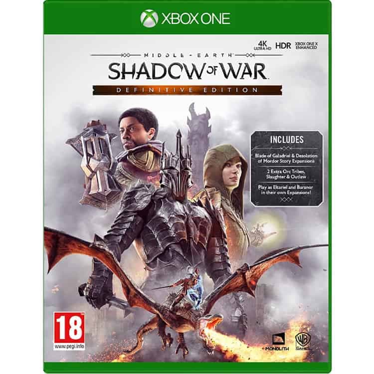 دیسک بازی Middle Earth: Shadow of War Definitive Edition – مخصوص Xbox One
