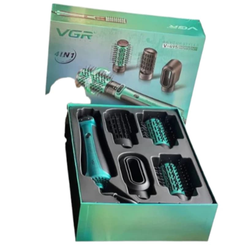 سشوار برس‌دار چرخشی 1200 وات وی جی ار مدل V-495 — تصویر ۷