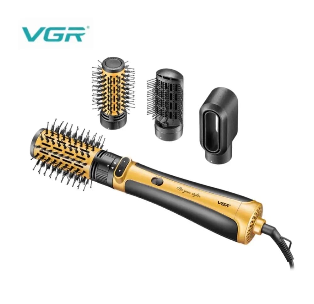سشوار برس‌دار چرخشی 1200 وات وی جی ار مدل V-495