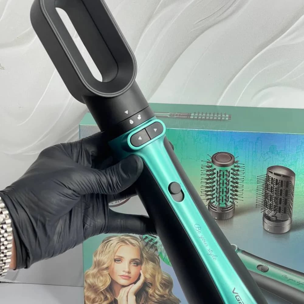 سشوار برس‌دار چرخشی 1200 وات وی جی ار مدل V-495 — تصویر ۱۲