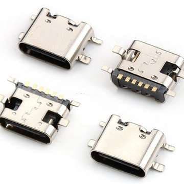 کانکتور USB Type-c مادگی 6 پین کد2