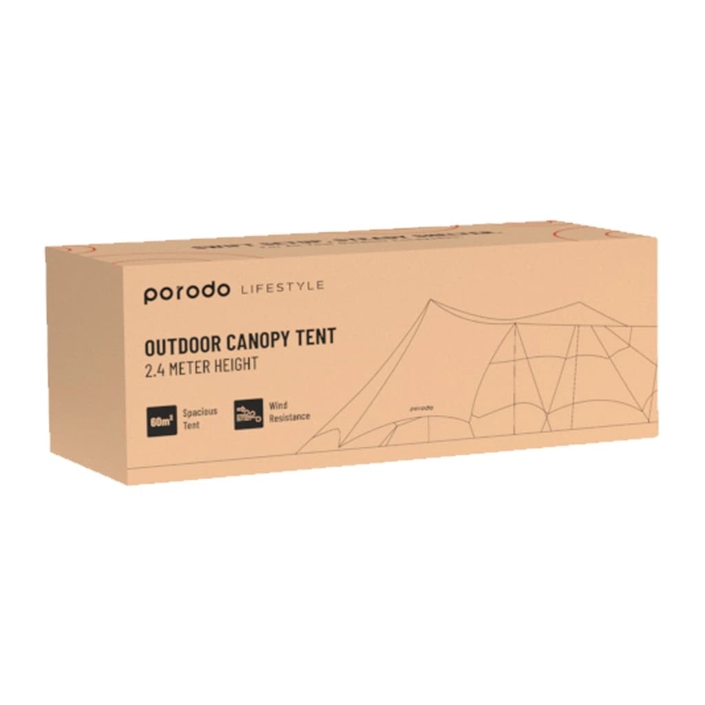 سایه بان چتری پرودو مدل PD-LFST004-WH — تصویر ۲