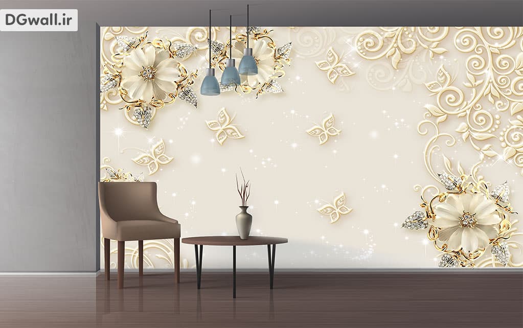 پوستر دیواری سه بعدی نقوش FL0252