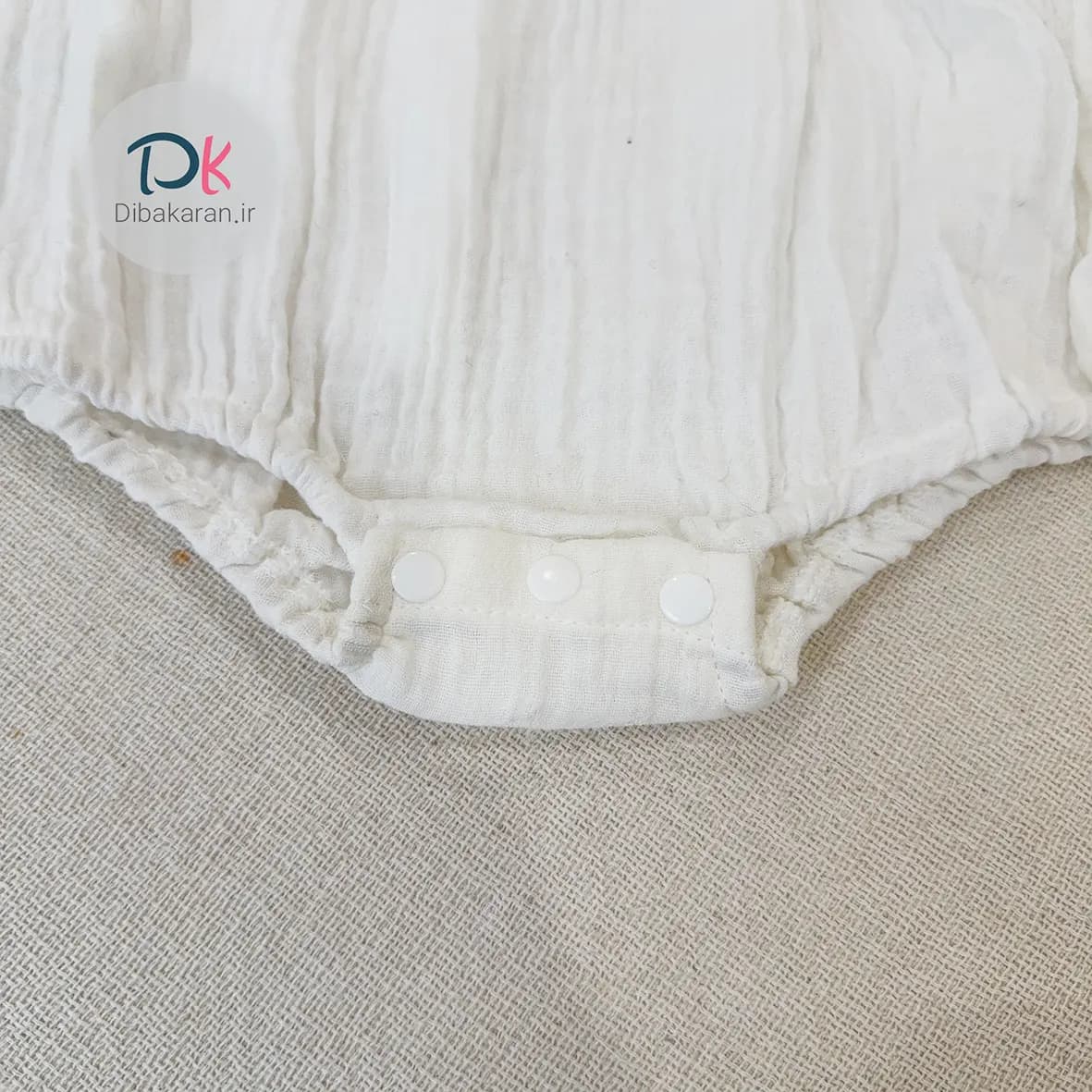 ست بادی و کلاه نوزادی مدل چیندار 168 — تصویر ۴