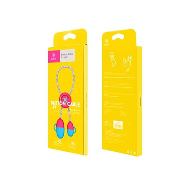 کابل شارژر پاوربانکی بیسوس USB به Lightning مدل باتن 30 سانتی متر — تصویر ۳