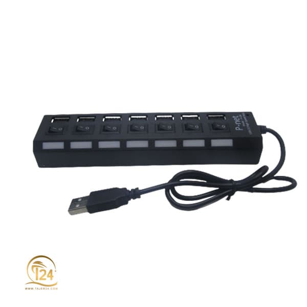 هاب USB2.0 چهار پورت P-net مدل P-217 — تصویر ۷