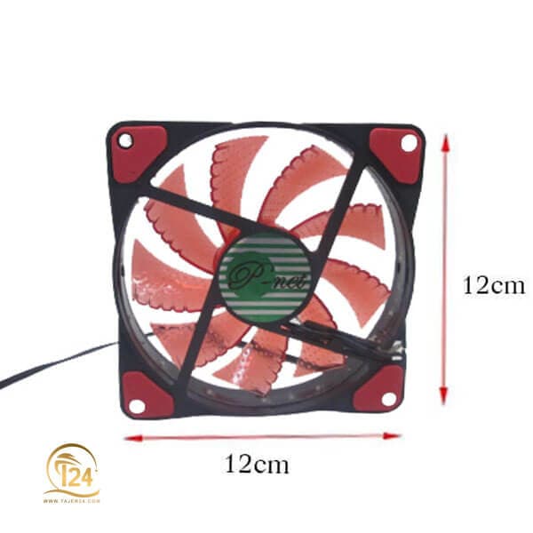 فن کیس 12×12 P-net چراغدار مدل XFAN 12025