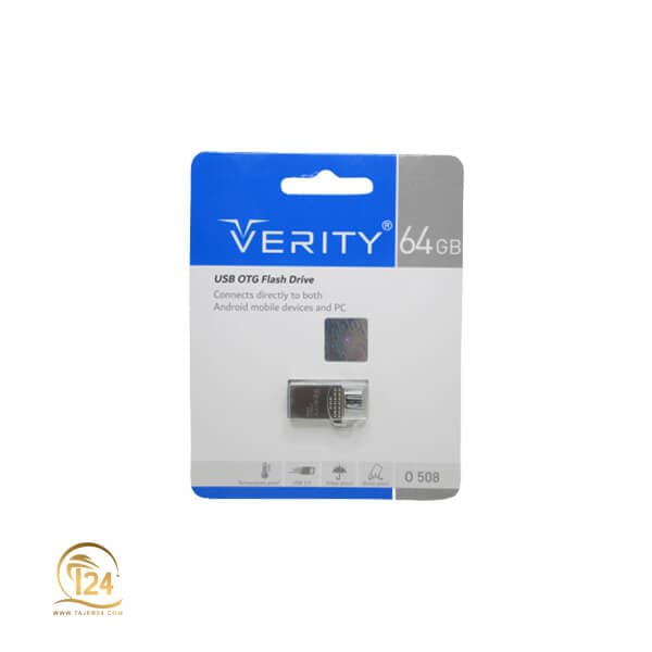 فلش VERITY مدل O508 USB3.0 OTG ظرفیت 64 گیگابایت
