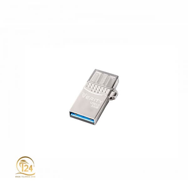 فلش VERITY مدل O508 USB3.0 OTG ظرفیت 32 گیگابایت — تصویر ۴