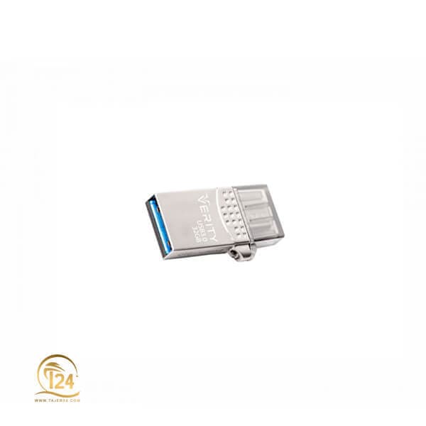 فلش VERITY مدل O508 USB3.0 OTG ظرفیت 32 گیگابایت — تصویر ۳