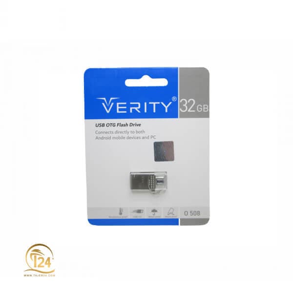 فلش VERITY مدل O508 USB3.0 OTG ظرفیت 32 گیگابایت