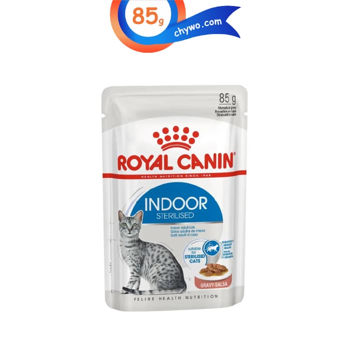 پوچ گربه عقیم رویال کنین مدل ایندور وزن 85 گرم Indoor Sterilised Royal Canin
