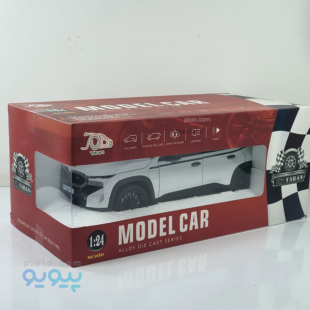 ماکت ماشین فلزی ب ام و XM scale 1:24 برند یاران (Yaran)