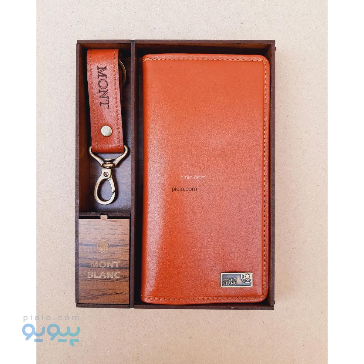 ست 2 تکه چرم طبیعی mont کد 46029 — تصویر ۷