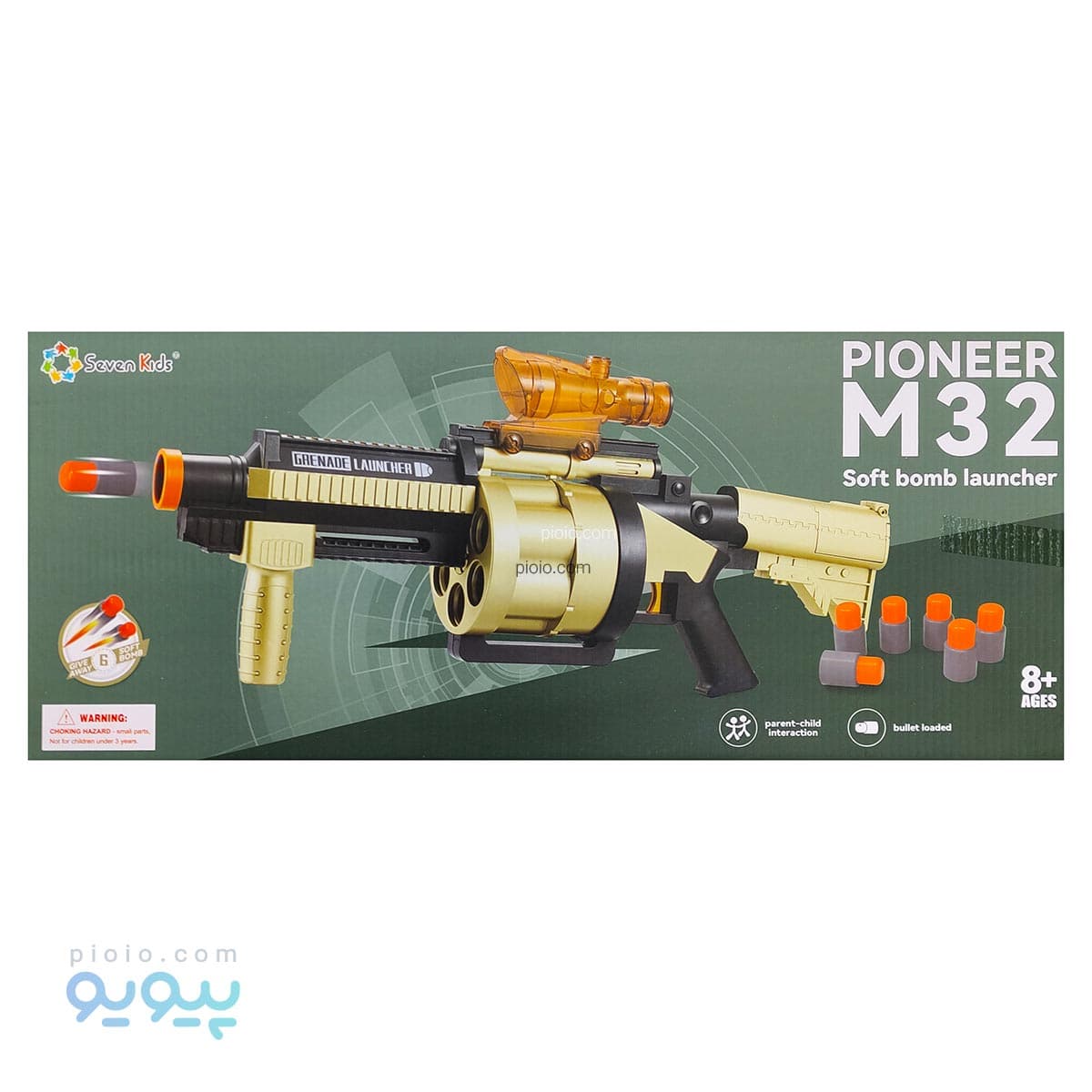 تفنگ اسباب بازی POINER آیتم M32 تک و عمده — تصویر ۲