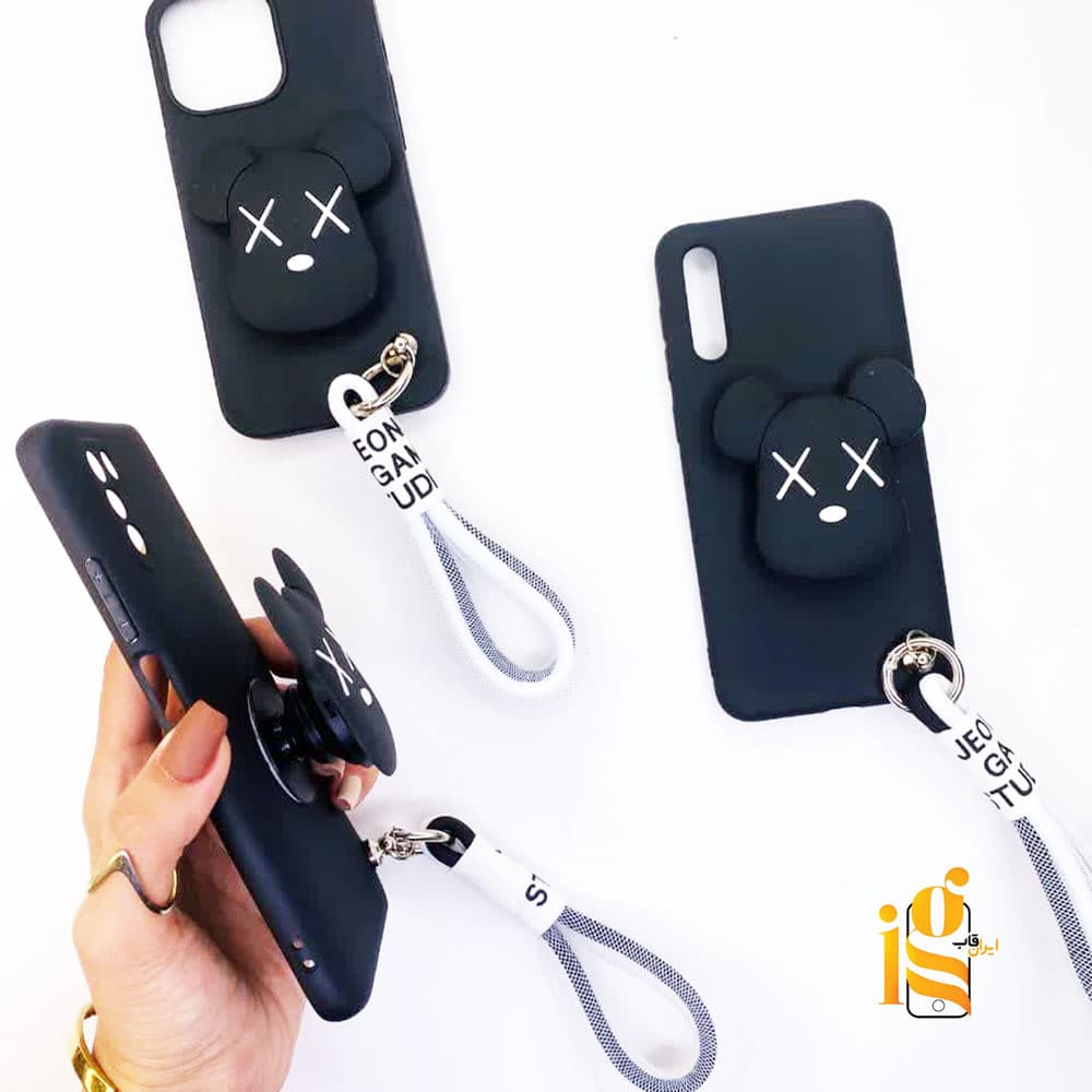 قاب فانتزی خرس روبو چشم ضربدری برای گوشی هواوی Honor X7B — تصویر ۳
