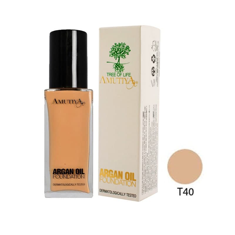 کرم پودر آموتیا آرگان Amutiya Fondantion Cream T40