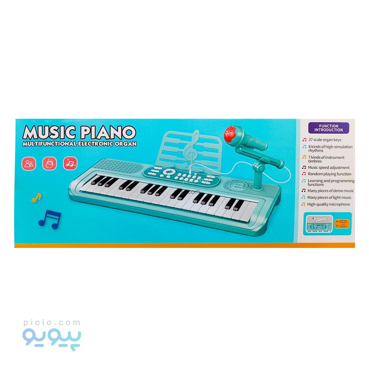 کیبورد اسباب بازی آیتم 02-668 تک و عمده — تصویر ۲