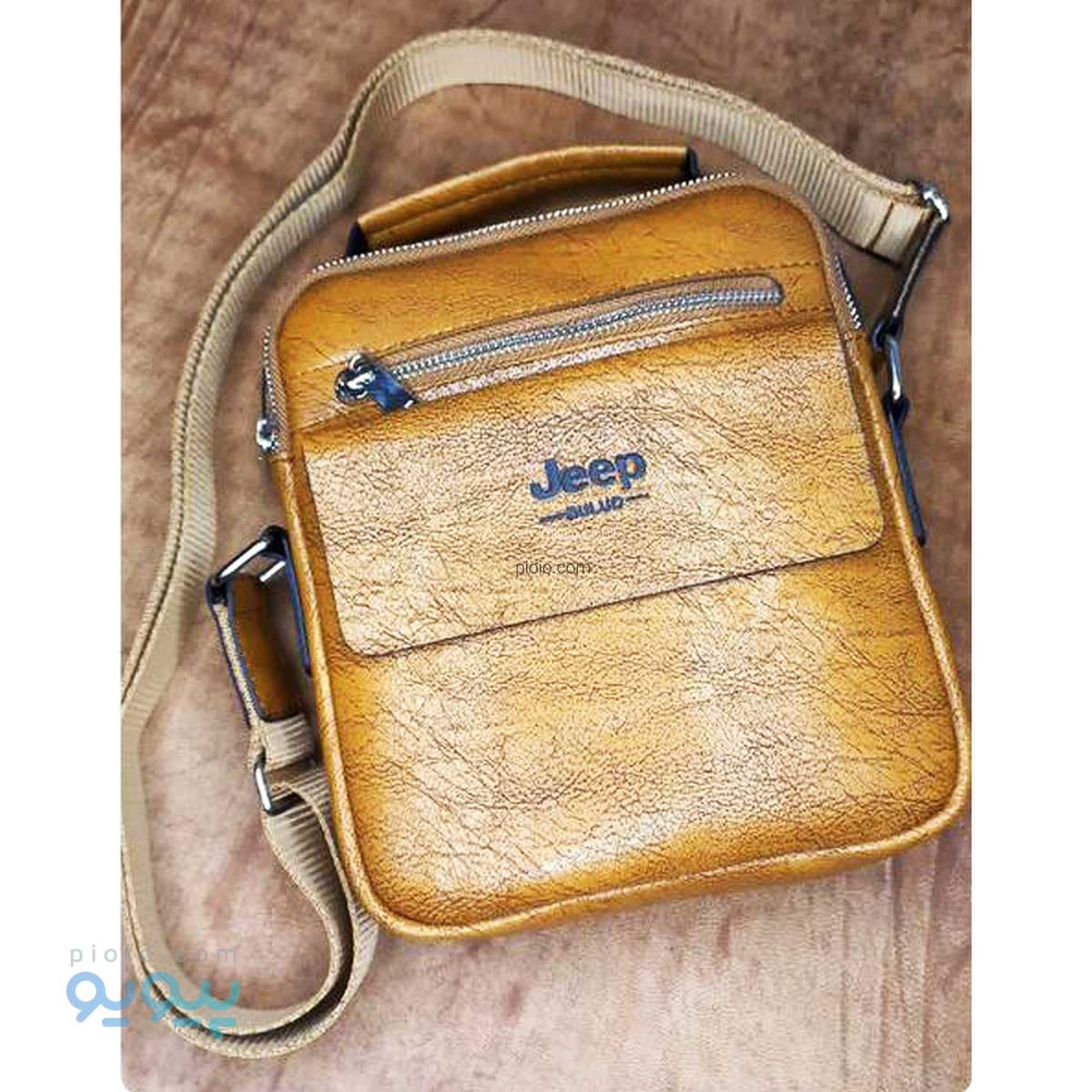 کیف دوشی چرم خارجی جلو جیب Jeep آیتم 1707 عمده و کارتنی — تصویر ۲