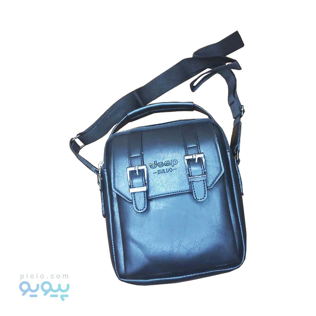 کیف دوشی چرم مصنوعی دو سگک برند JEEP آیتم 1706 عمده و کارتنی