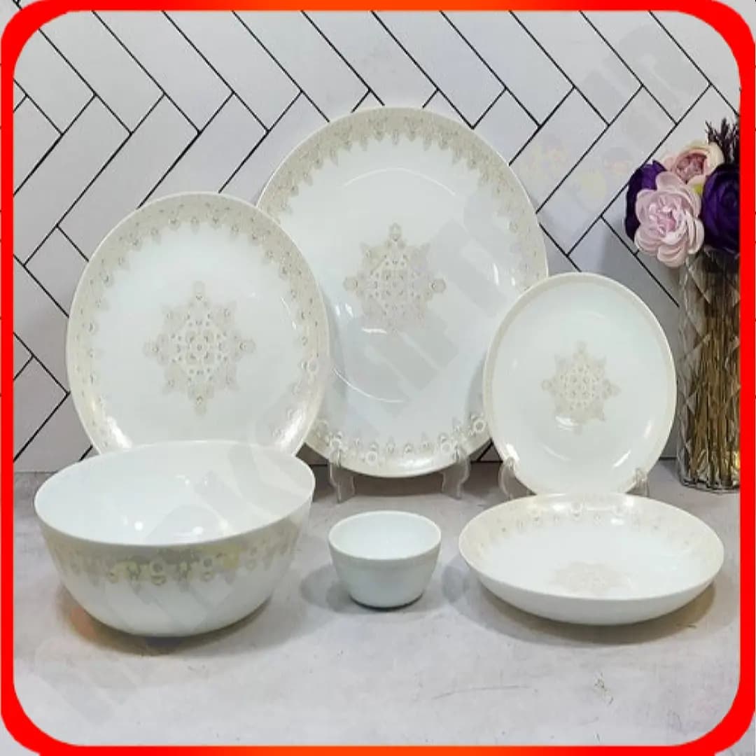 سرویس 26 پارچه گرد کلاسیک زنیک کرم آرکوپال دینو