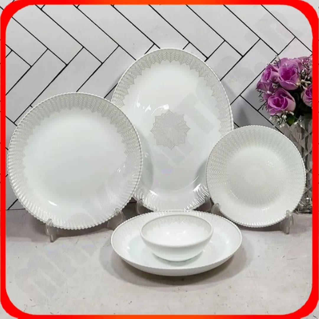 سرویس 25 پارچه ویدا خاکستری 59006 کنگره ریز آرکوپال دینو