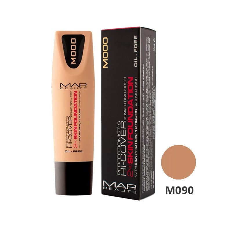 کرم پودر فاقد چربی مپ بوته Map Beaute Cream Foundation Oil Free M090