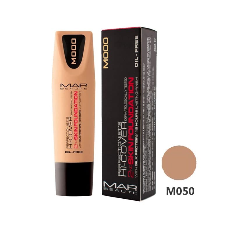 کرم پودر فاقد چربی مپ بوته Map Beaute Cream Foundation Oil Free M050