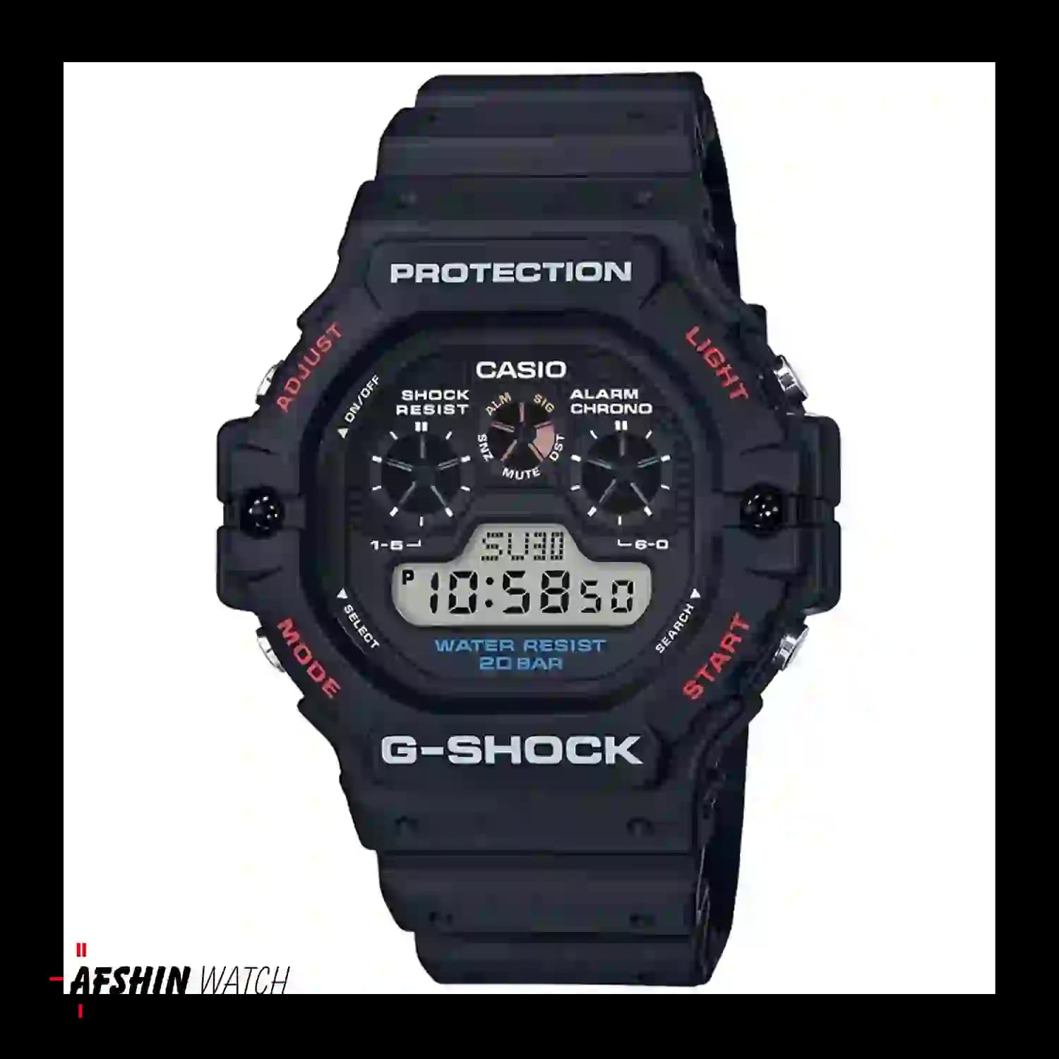ساعت مچی مردانه G-SHOCK کاسیو مدل CASIO-DW-5900-1DR