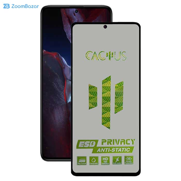 گلس پرایوسی اِپیکوی مدل Cactus-ESD-Privacy مناسب برای گوشی موبایل شیائومی Xiaomi Poco F5 Pro /Poco F5 /Poco F4 GT /Poco F4 /Poco F3 GT / F3 — تصویر ۳