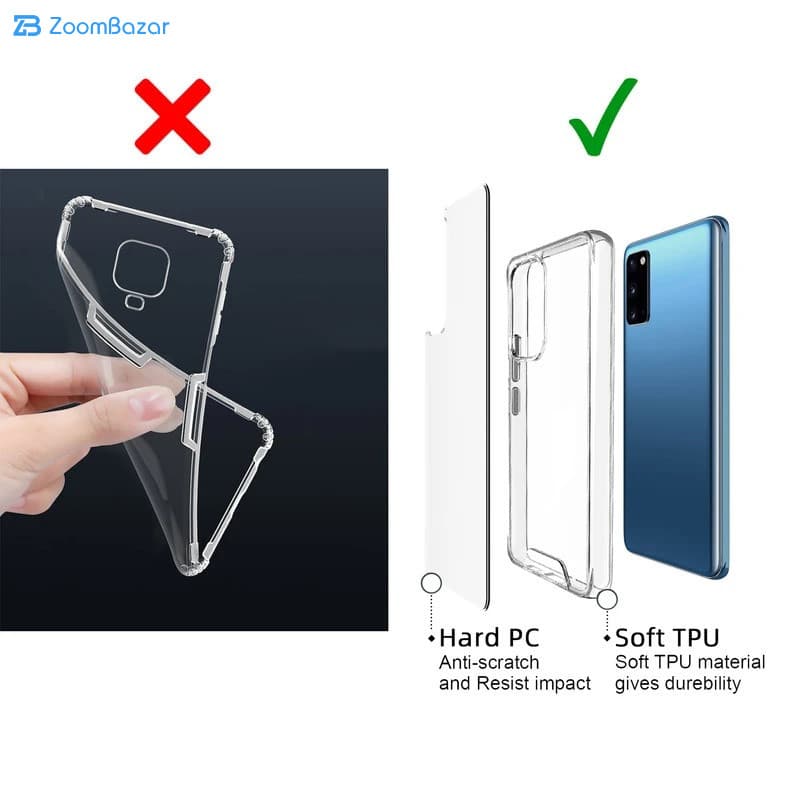 قاب اپیکوی مدل Transparent Clear مناسب برای گوشی موبایل سامسونگ Galaxy S25 Ultra — تصویر ۷