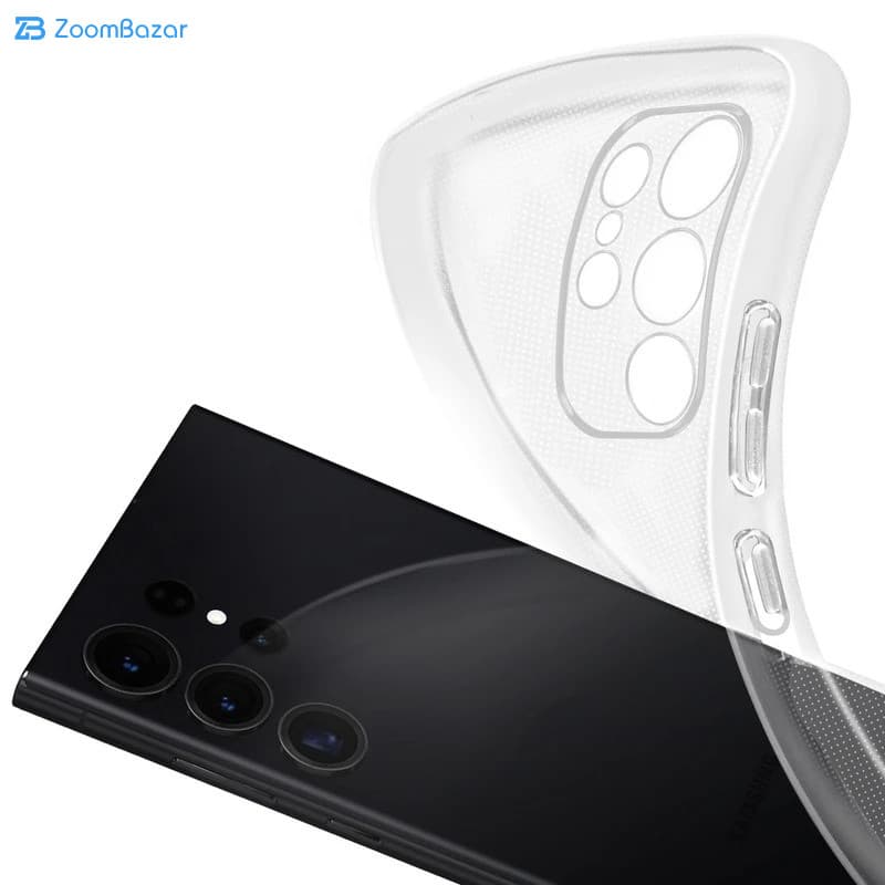 قاب اپیکوی مدل Transparent Clear مناسب برای گوشی موبایل سامسونگ Galaxy S25 Ultra — تصویر ۴