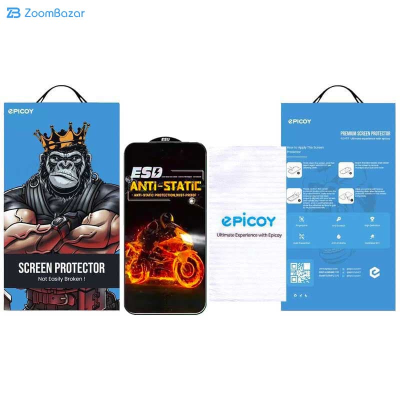 گلس اِپیکوی مدل Fiery ESD مناسب برای گوشی موبایل شیائومی Redmi K30 Ultra / K30 Pro / K30i 5G / K30 5G / K30 4G — تصویر ۶
