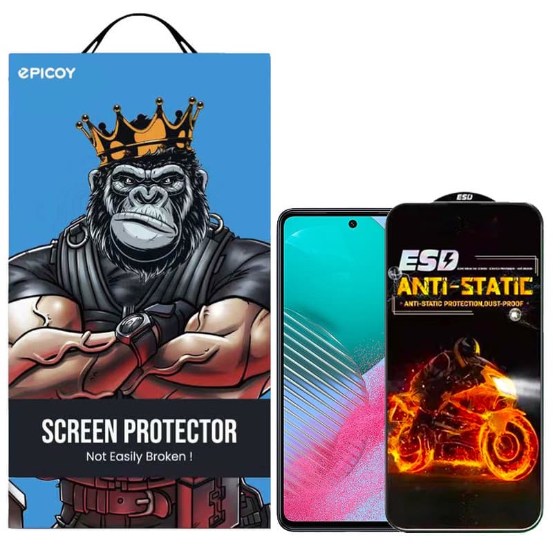گلس اِپیکوی مدل Fiery ESD مناسب برای گوشی موبایل سامسونگ Galaxy A73 5G/ A72 4G/5G / M54 / M53 5G/ M52 / M51/ A71/ A81/ A91 / M62/ F62/ S10 Lite/ Note 10 Lite