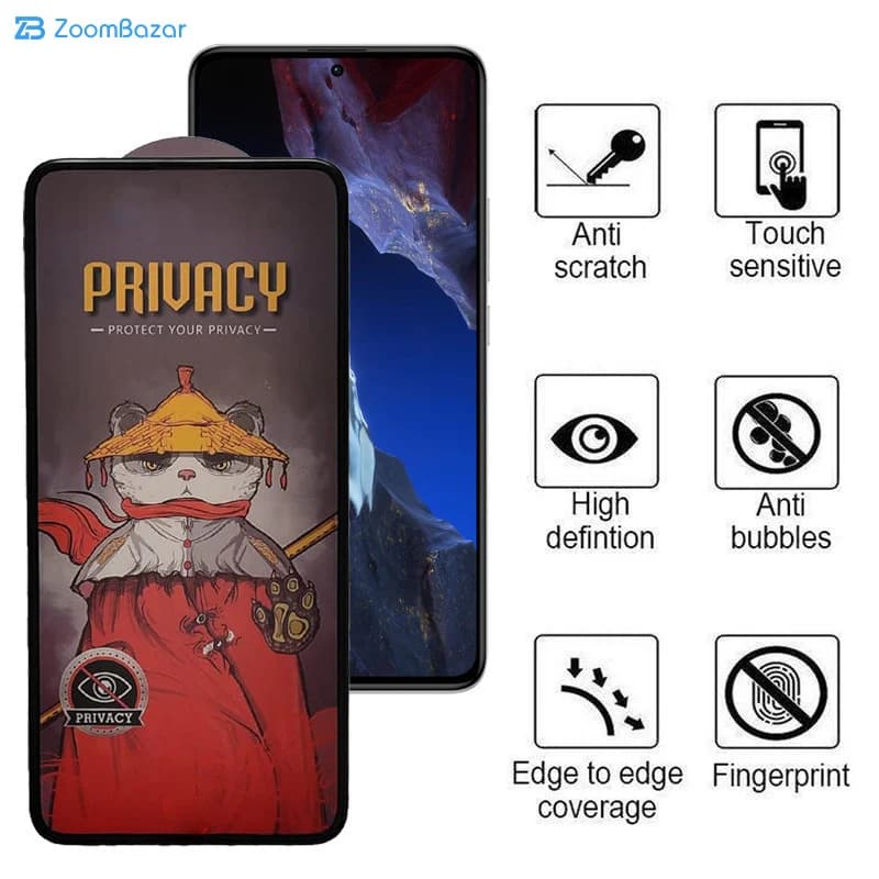 گلس اِپیکوی مدل Airbag Privacy مناسب برای گوشی موبایل شیائومی Poco F5 Pro / F5 / F4 GT / F4 / F3 GT / F3 / F2 Pro — تصویر ۱۲