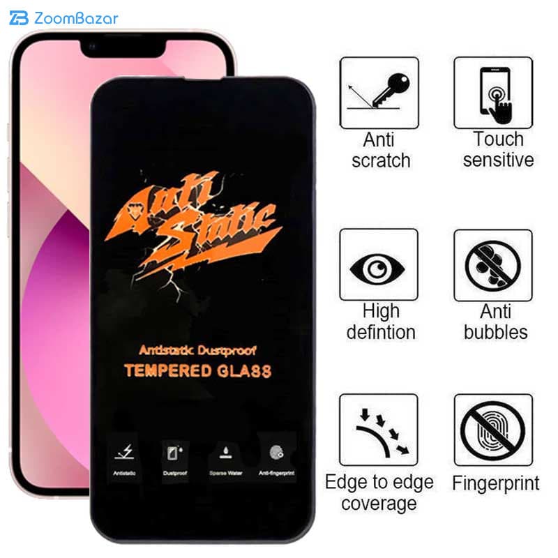 گلس اِپیکوی مدل Antistatic Dustproof مناسب برای گوشی موبایل اپل iPhone 13 mini — تصویر ۴